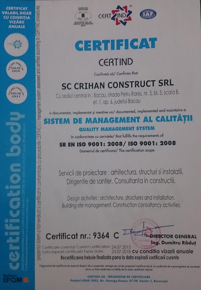 Certificat CERTIND